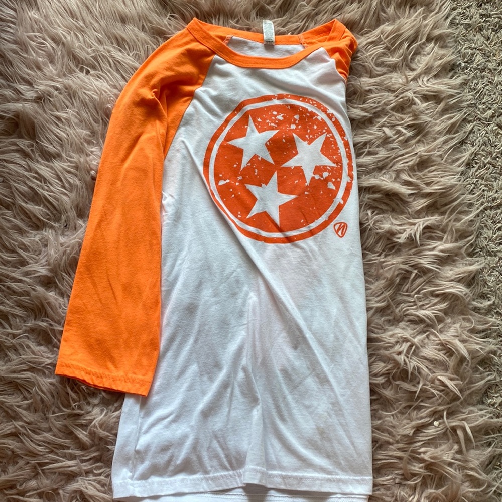 Tennessee Tri-Star logo baseball tee
